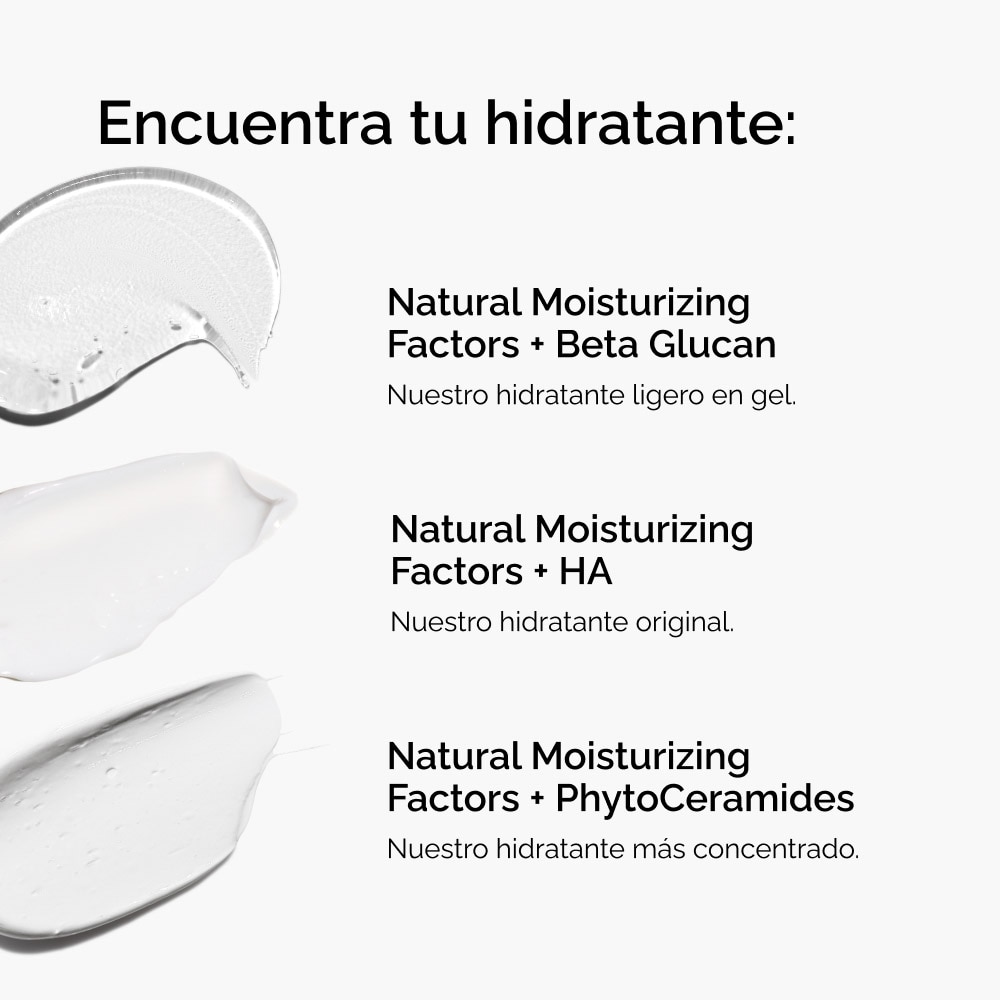 NATURAL MOISTURIZING FACTORS + BETA GLUCAN (GEL HIDRATANTE CON BETAGLUCANO)